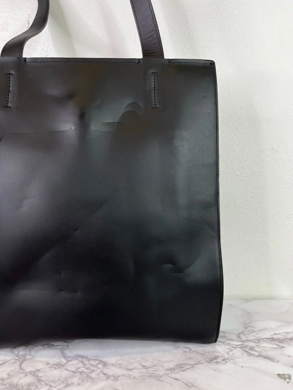 Everlane Women's E1 Black Leather Tote Bag